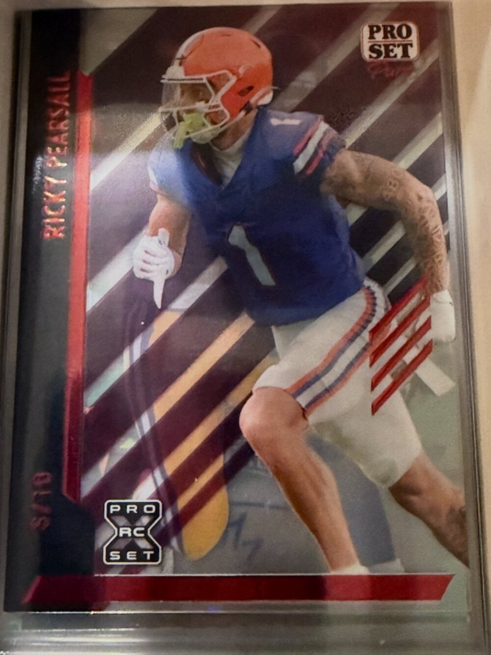 2024 Leaf Pro Set Pure Ricky Pearsall 8/10 Rookie #143